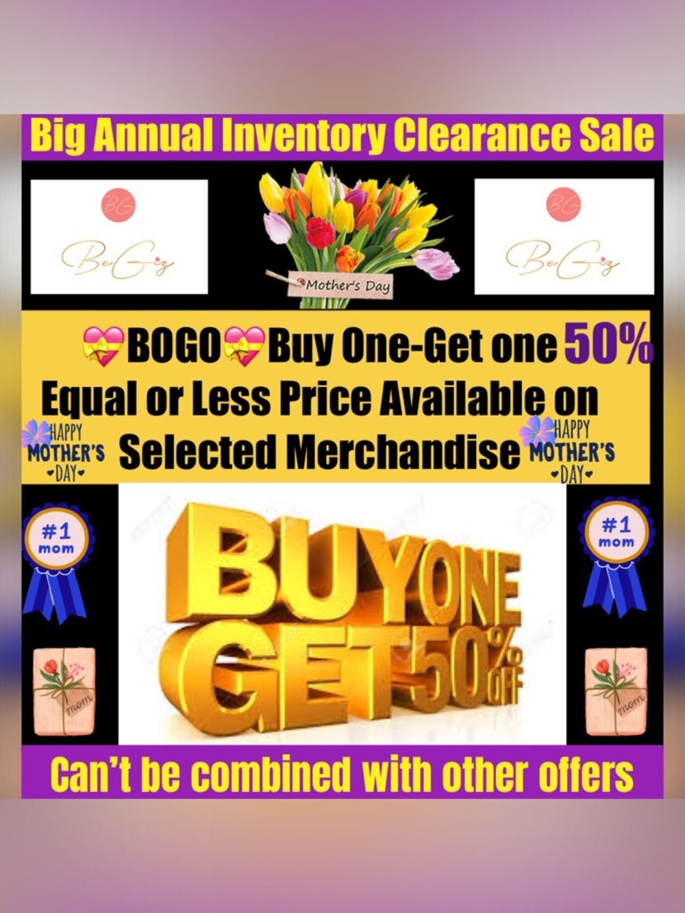 Buy One Get 50%" Find a wide variety of designer merchandise at affordable price